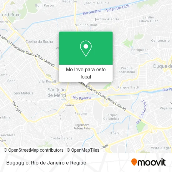 Bagaggio mapa