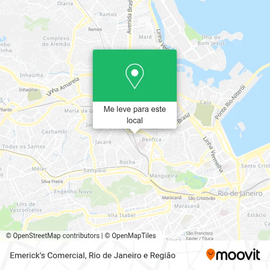 Emerick's Comercial mapa