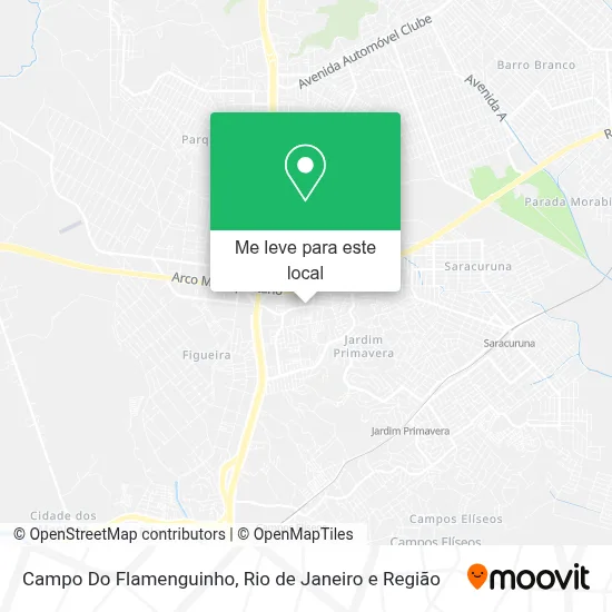 Campo Do Flamenguinho mapa