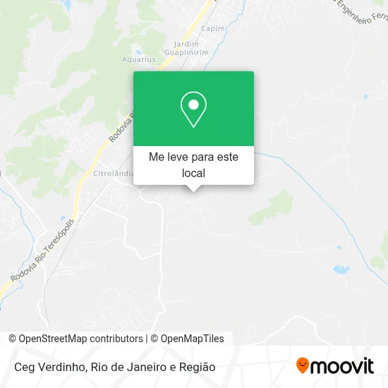 Ceg Verdinho mapa