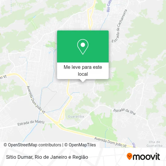 Sítio Dumar mapa