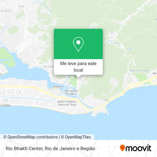 Rio Bhakti Center mapa