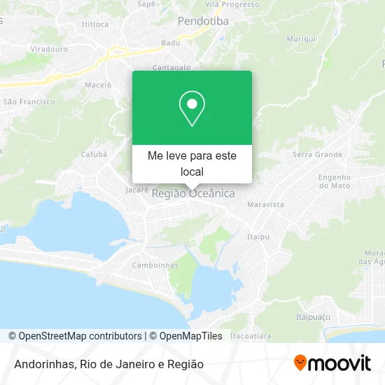 Andorinhas mapa