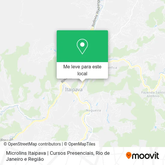 Microlins Itaipava | Cursos Presenciais mapa
