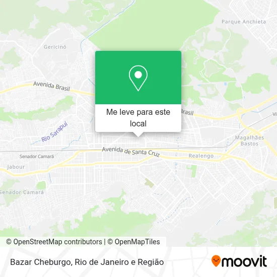 Bazar Cheburgo mapa