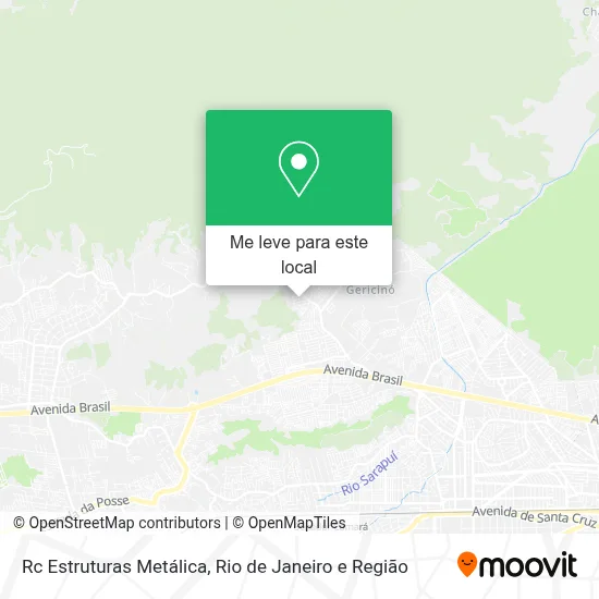 Rc Estruturas Metálica mapa