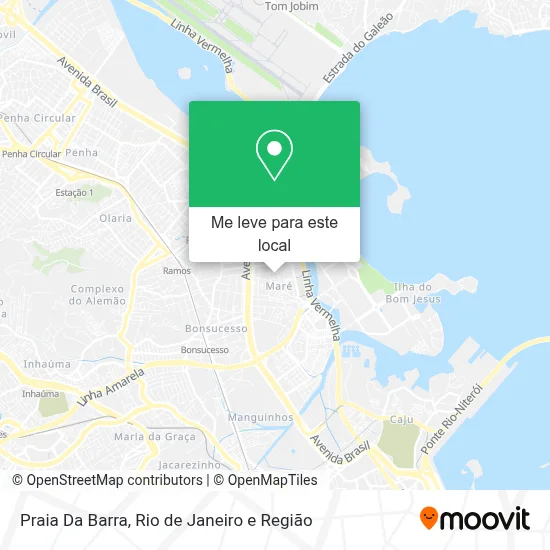 Praia Da Barra mapa