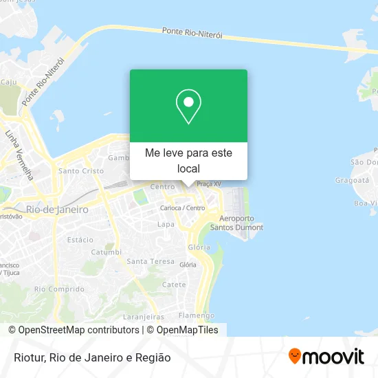 Riotur mapa