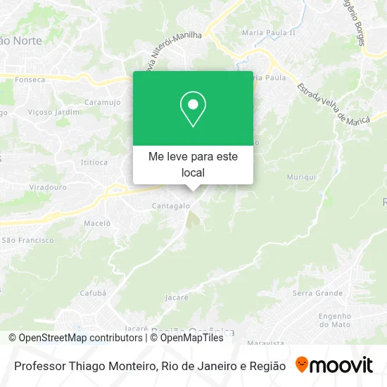 Professor Thiago Monteiro mapa