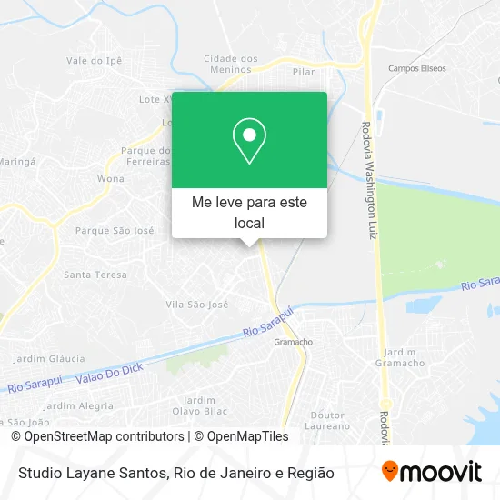 Studio Layane Santos mapa