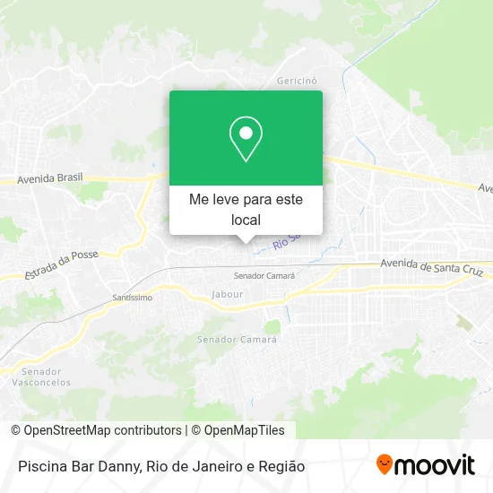Piscina Bar Danny mapa