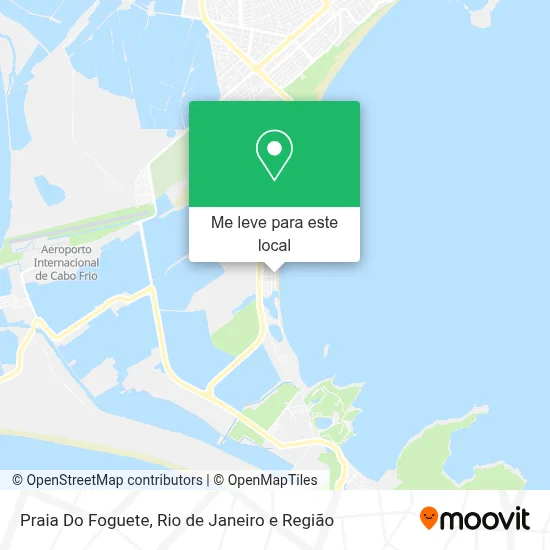 Praia Do Foguete mapa