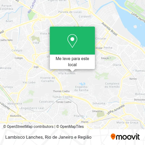 Lambisco Lanches mapa