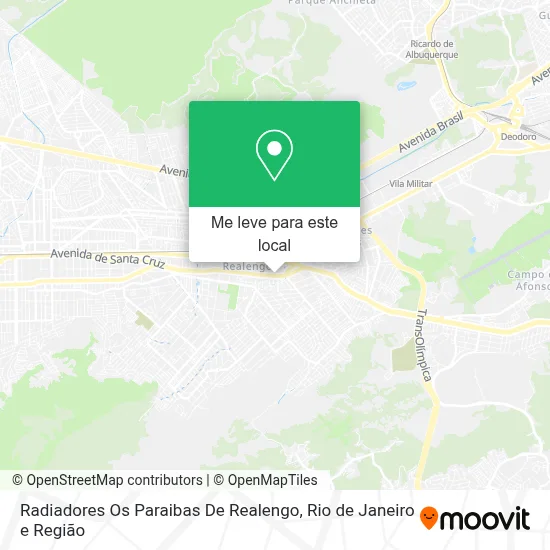 Radiadores Os Paraibas De Realengo mapa