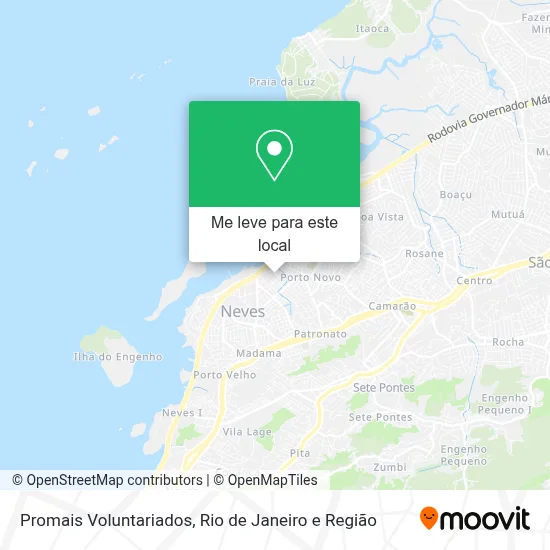 Promais Voluntariados mapa