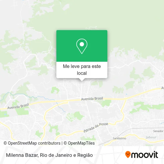 Milenna Bazar mapa