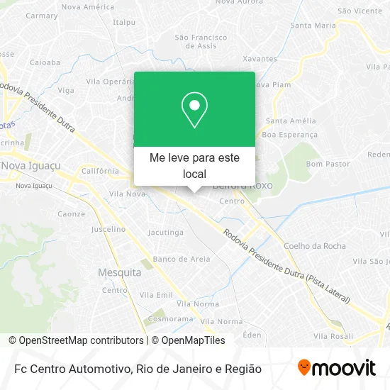 Fc Centro Automotivo mapa
