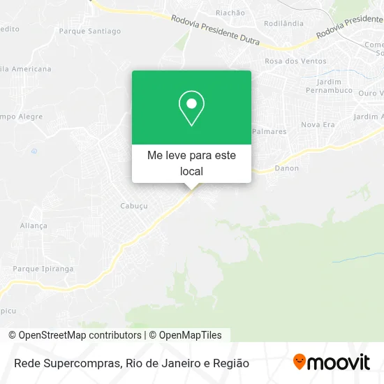 Rede Supercompras mapa