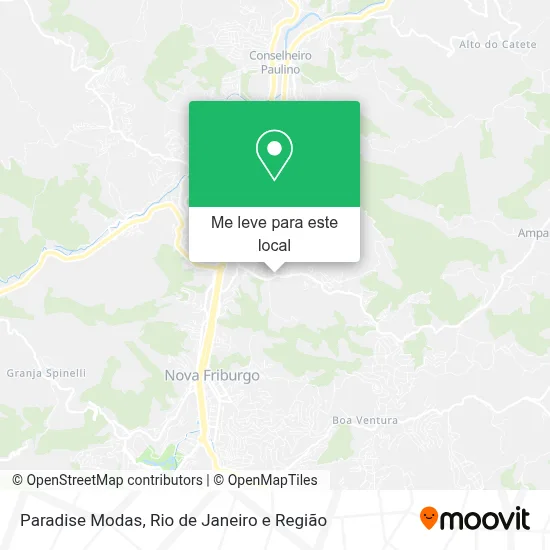 Paradise Modas mapa