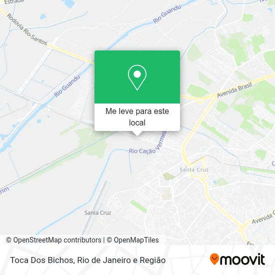 Toca Dos Bichos mapa