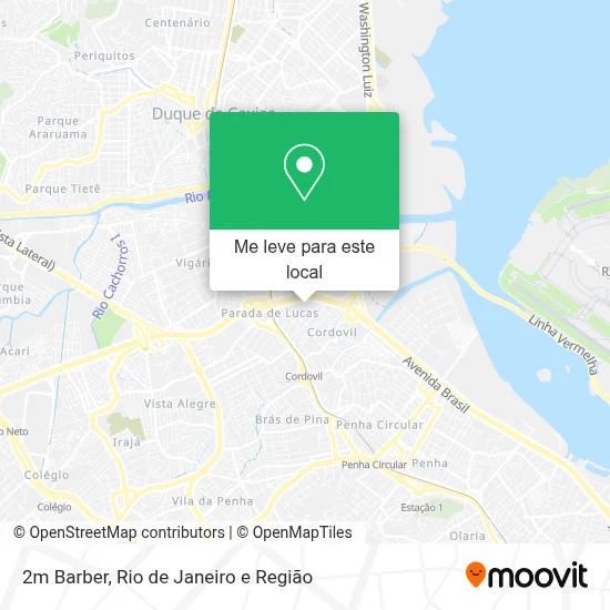 2m Barber mapa