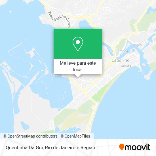 Quentinha Da Gui mapa