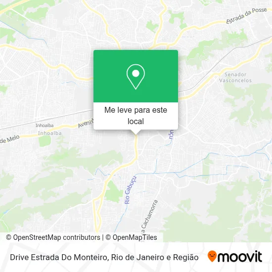 Drive Estrada Do Monteiro mapa