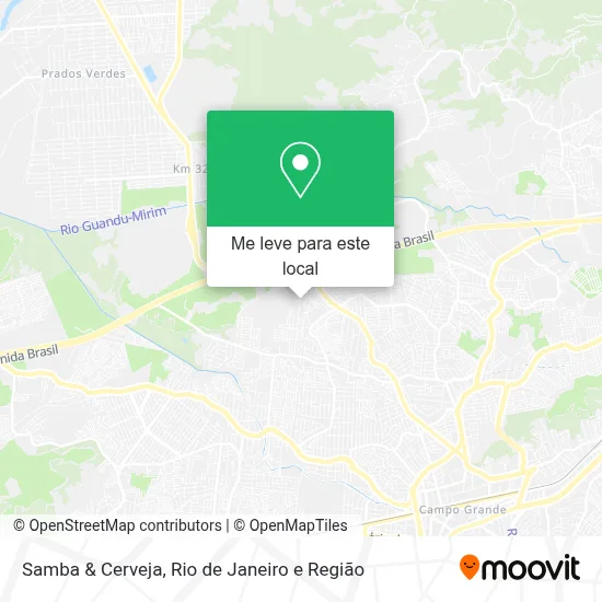 Samba & Cerveja mapa