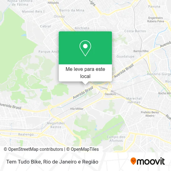 Tem Tudo Bike mapa