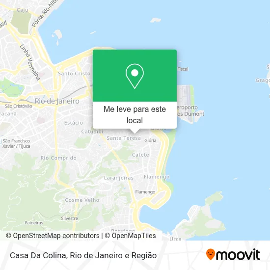 Casa Da Colina mapa