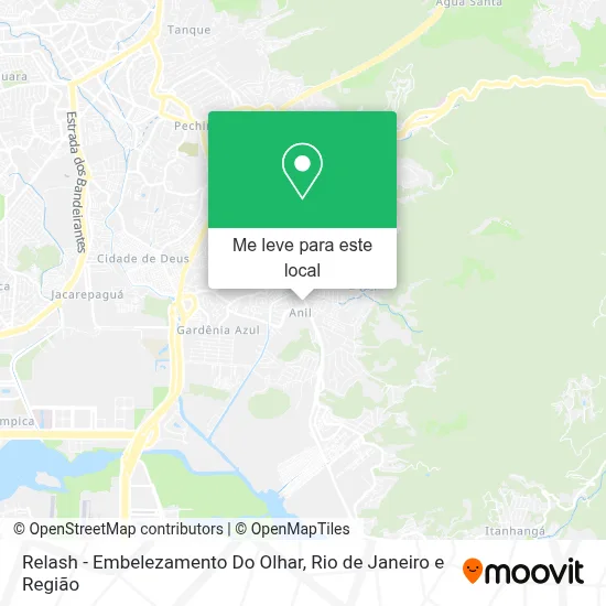 Relash - Embelezamento Do Olhar mapa