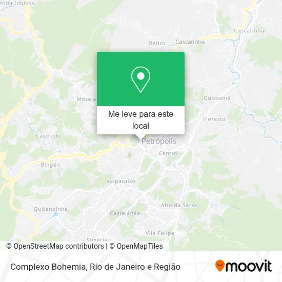 Complexo Bohemia mapa