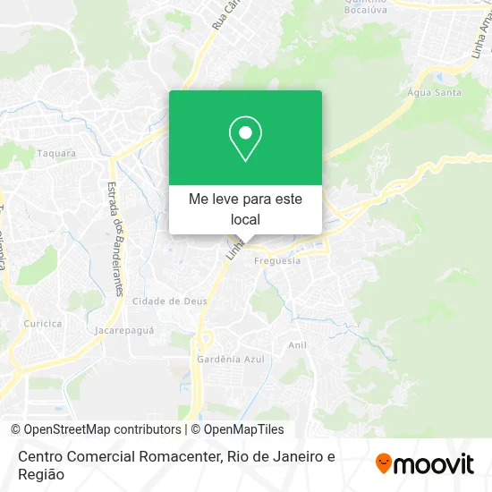 Centro Comercial Romacenter mapa