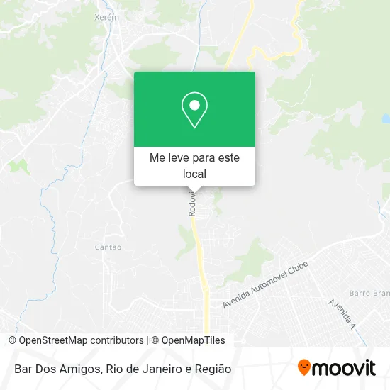 Bar Dos Amigos mapa