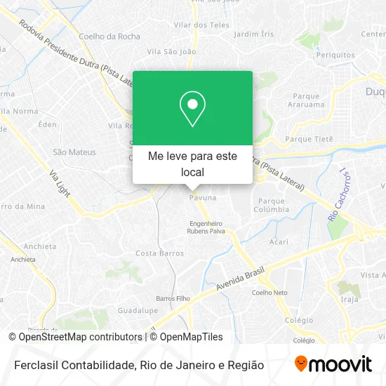 Ferclasil Contabilidade mapa