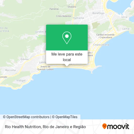 Rio Health Nutrition mapa