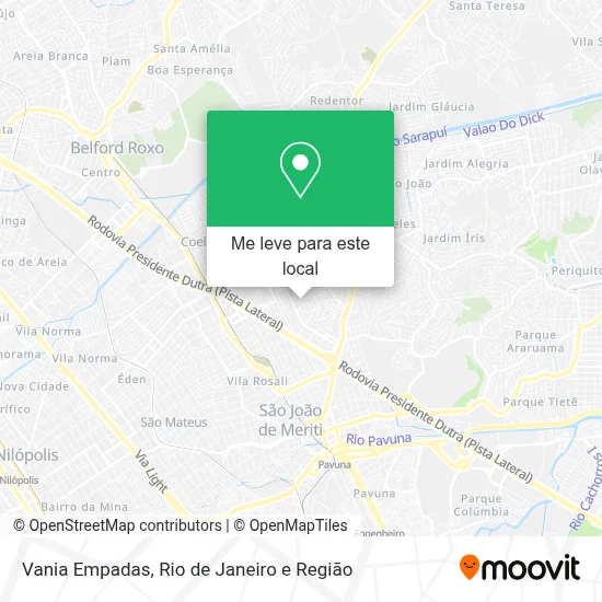 Vania Empadas mapa
