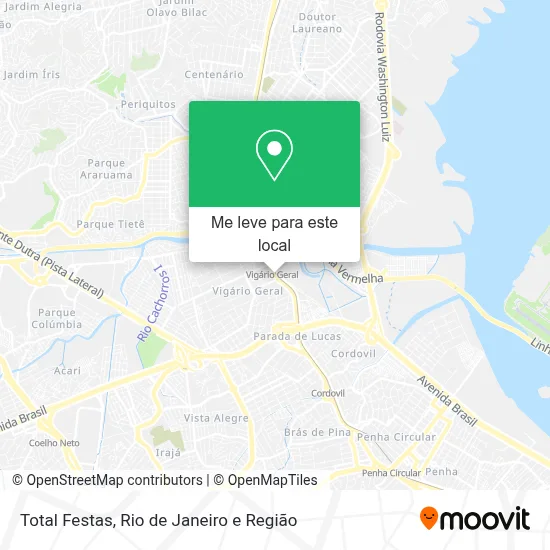 Total Festas mapa