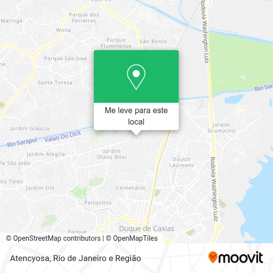 Atencyosa mapa