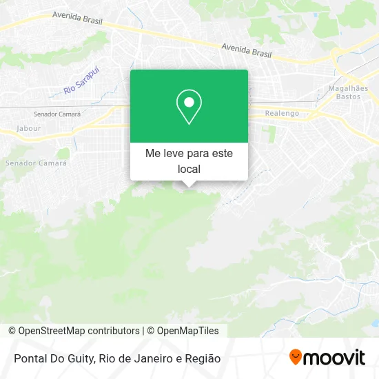 Pontal Do Guity mapa