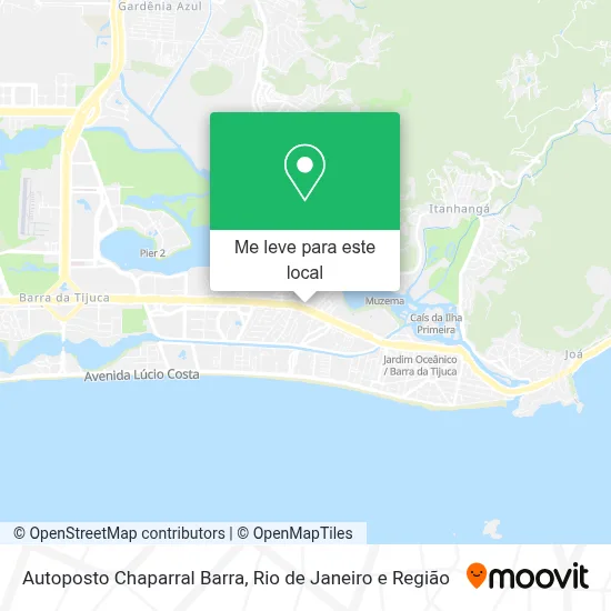 Autoposto Chaparral Barra mapa