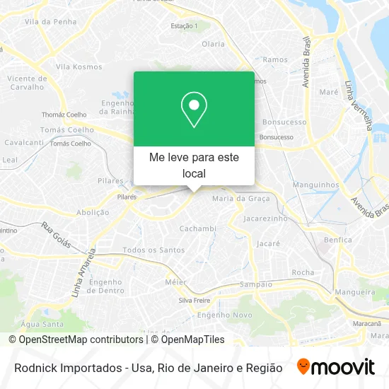 Rodnick Importados - Usa mapa