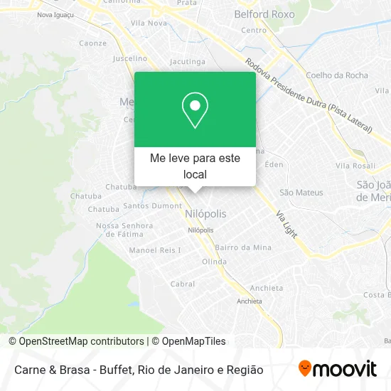 Carne & Brasa - Buffet mapa