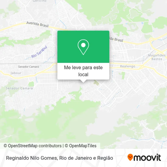 Reginaldo Nilo Gomes mapa
