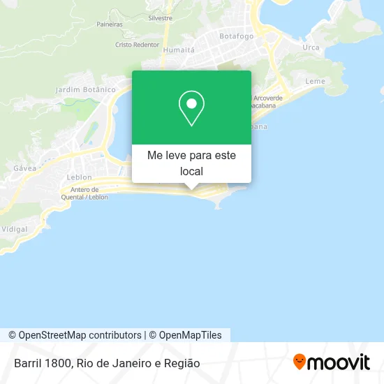 Barril 1800 mapa
