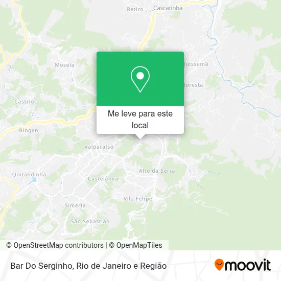 Bar Do Serginho mapa