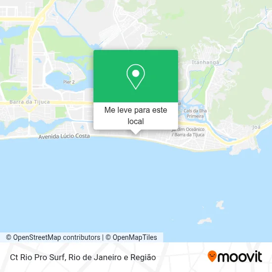 Ct Rio Pro Surf mapa