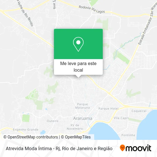 Atrevida Moda Íntima - Rj mapa