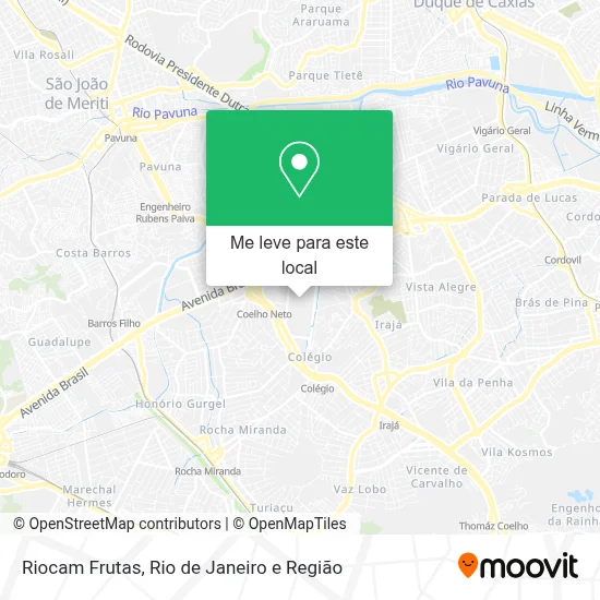 Riocam Frutas mapa