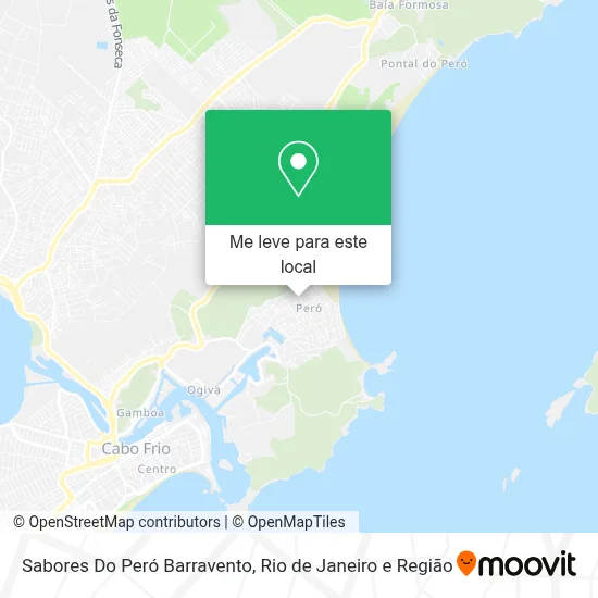 Sabores Do Peró Barravento mapa